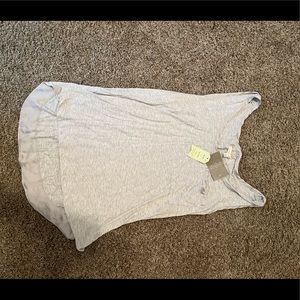 Anthropologie grey night tank. NWT